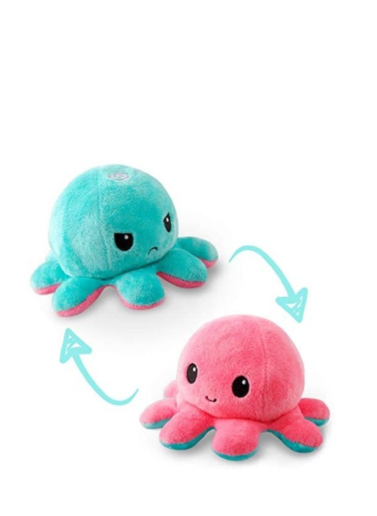 Grab Mantra - Reversible Octopus Plush Set Of 5 Cute Stuffed Toys With Different Colors Show Your Mood Without Saying A Word Best Gift For All Ages - Image 1