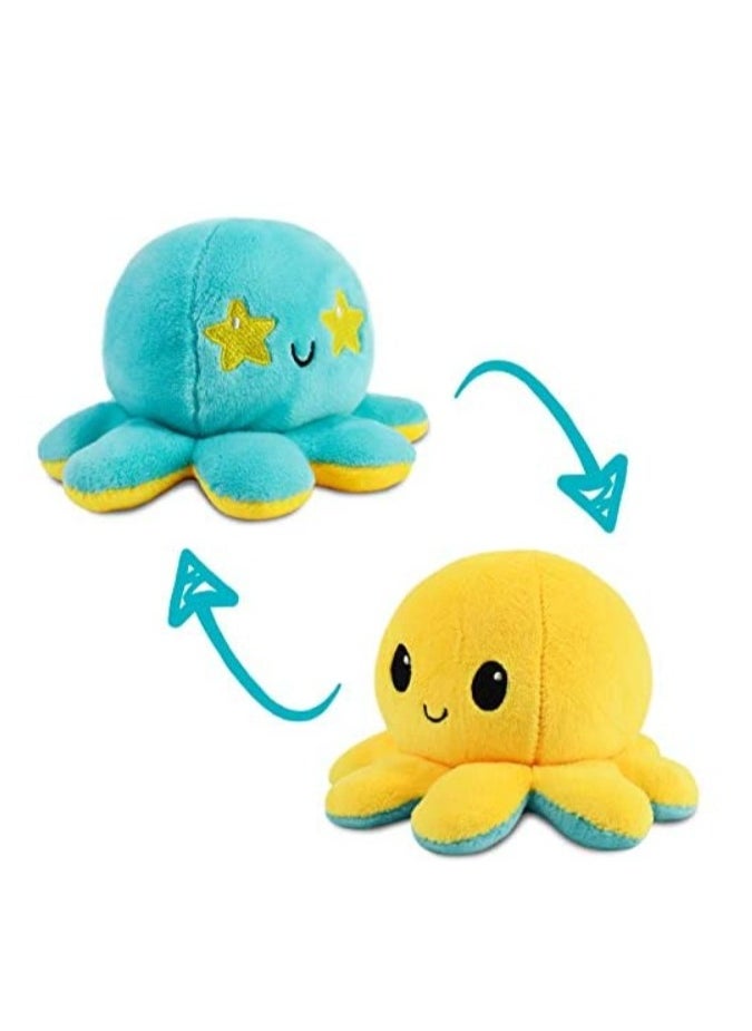 Grab Mantra - Reversible Octopus Plush Set Of 5 Cute Stuffed Toys With Different Colors Show Your Mood Without Saying A Word Best Gift For All Ages - Image 1
