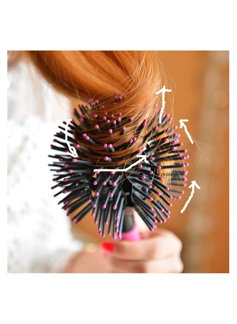 Y&D SYOSI 3D Spherical Comb, 3Pack styling hairbrush, Lucky Bomb Curl Full Round Hot Curling Styling Brush for Vented Hair Brushes Faster Blow Drying Suitable All Types - Image 3