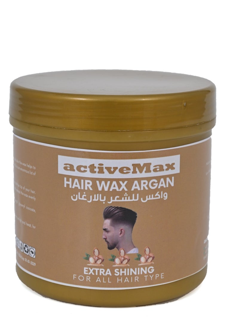 Hair Defining Paste Wax - Extra Shining & Matte Paste Argan oil 500 g - Matte Finish, Strong Hold, Adds Volume & Texture - Perfect for All Hair Type