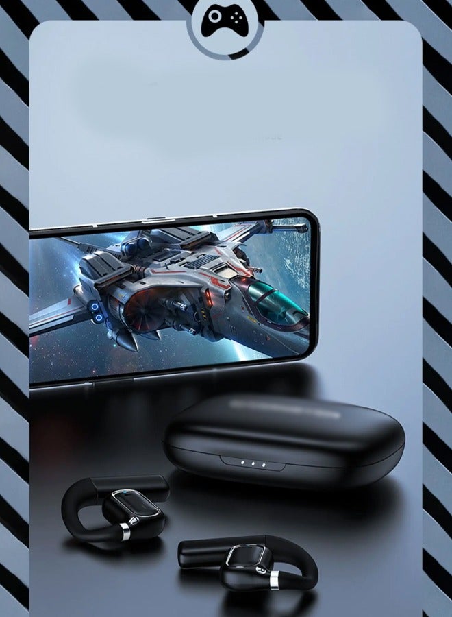 Monster Air Conduction Wireless Bluetooth Earphones XKO01 Open Ear Headphones Sports Noise Reduction Black - Image 3