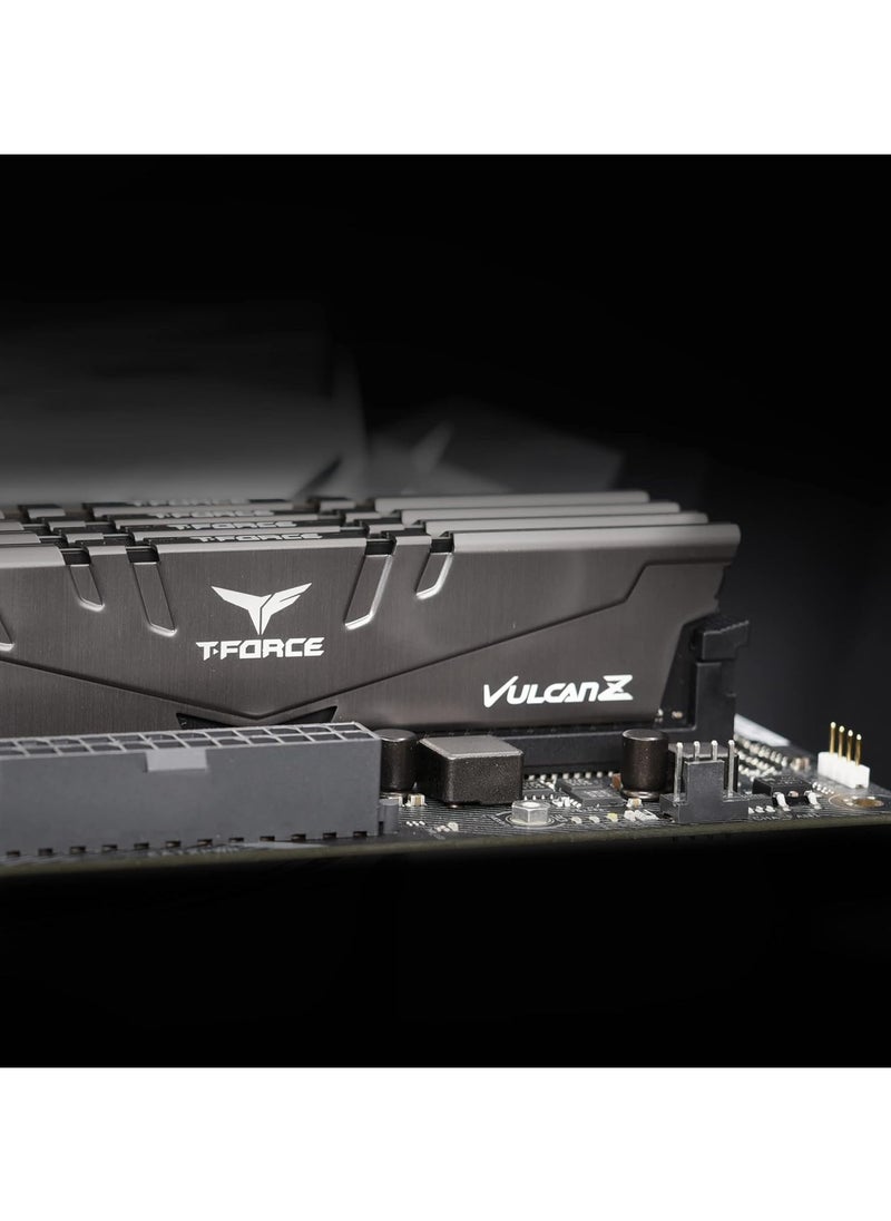 عنوان باللغة العربية: ذاكرة سطح المكتب T-FORCE VULCAN Z 16GB (2 x 8GB) 288-دبوس DDR4 3200 (PC4 25600) باللون الأسود - TLZGD416G3200HC16CDC01