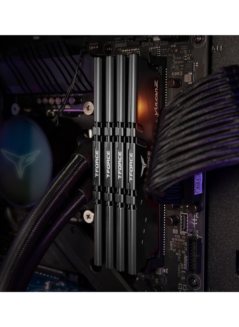 عنوان باللغة العربية: ذاكرة سطح المكتب T-FORCE VULCAN Z 16GB (2 x 8GB) 288-دبوس DDR4 3200 (PC4 25600) باللون الأسود - TLZGD416G3200HC16CDC01