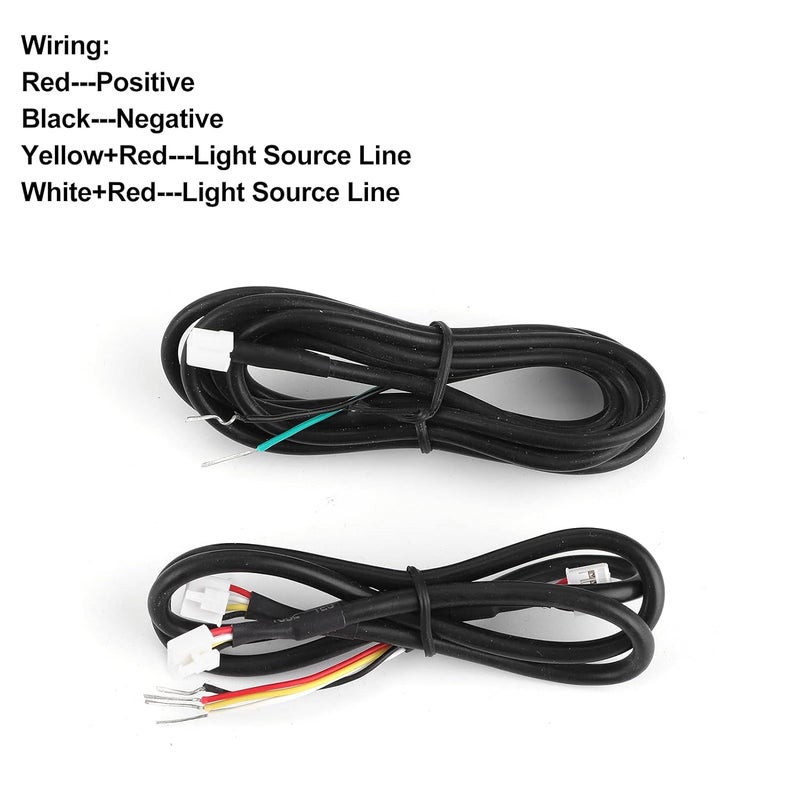 Yinhing 60mm Tachometer Gauge for Car Performance Upgrade 0 9000 RPM White Red LED Light 12V Auto Instrument - Image 2