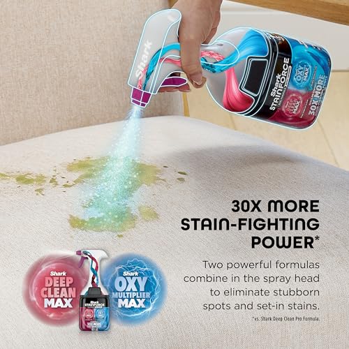 Shark StainForce Dual-Formula Refill Cartridge, Value 2-pack, Stain & Odor Remover for Shark StainForce Portable Stain Cleaner, for Carpet, Area Rug, Upholstery, Cars, 2x 16.9oz, BNDHXCM500 - Image 2