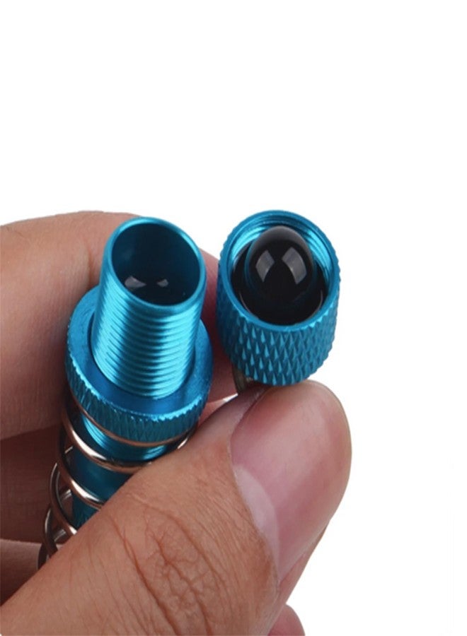 XBERSTAR 1/10 RC Front Rear Shock Absorber 4-Pack Aluminum Shock Absorbers for Tamiya DT-02 DF-02 DT-03 TT-02B 1/10 RC Upgrade Parts (Blue) - Image 3
