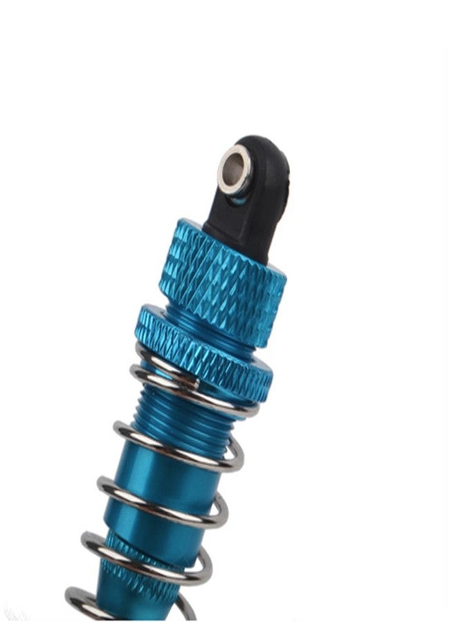 XBERSTAR 1/10 RC Front Rear Shock Absorber 4-Pack Aluminum Shock Absorbers for Tamiya DT-02 DF-02 DT-03 TT-02B 1/10 RC Upgrade Parts (Blue) - Image 2