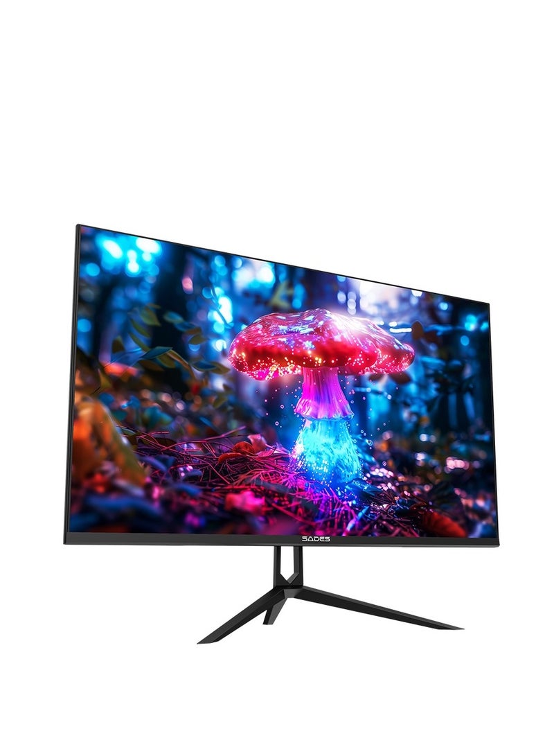 ساديس شاشة ألعاب Sades Russula 27 بوصة FHD (1920x1080) IPS، 120 هرتز، 1 مللي ثانية (GtG)، HDMI 2.1، DisplayPort، لوحة مضادة للتوهج SA-CJ01F27B - Image 2