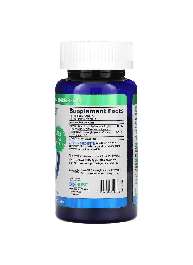BioTrust BioTRUST, Ageless Turmeric, 60 Capsules  - Image 2