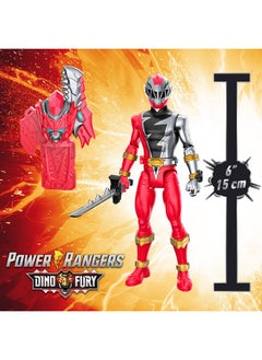POWER RANGERS Dino Fury 5 Team Multipack 6-Inch Action Figure Toys With Keys And Chromafury Saber Weapon Accessories (Amazon Exclusive)  - Image 4