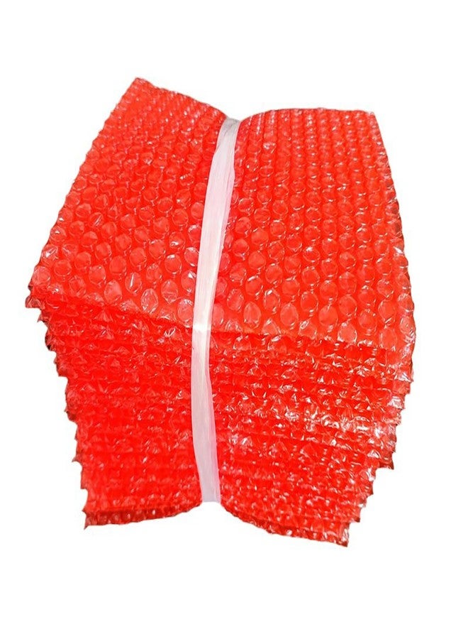 BFLCTTBD 100 PCS 4 X 6 Inch Bubble out Bags Red Bubble Wrap Pouches for Ornaments Moving Packing Protective Bubble Sleeves Shipping - Image 1
