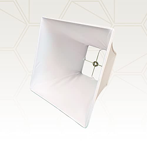 Royal Designs Inc Royal Designs, Inc. Regal Square Bell Lamp Shade, 6 x 12 x 10.5, White (BSO-715-12WH) - Image 4
