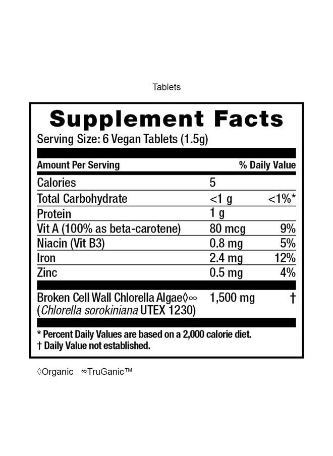 HEALTHFORCE SUPERFOODS - Chlorella Manna - VeganTabs 400 - Image 1