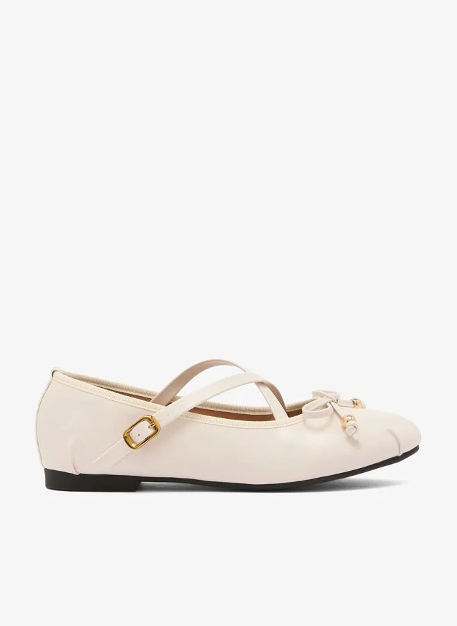 Ginger Satin Detail Mary Janes