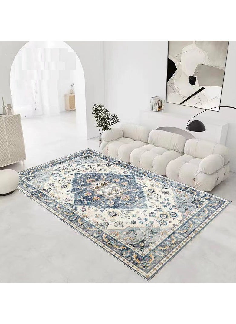 Loquat Squality Non Slip And Washable Foldable Fine Cashmere Carpet(Carpet Only) 