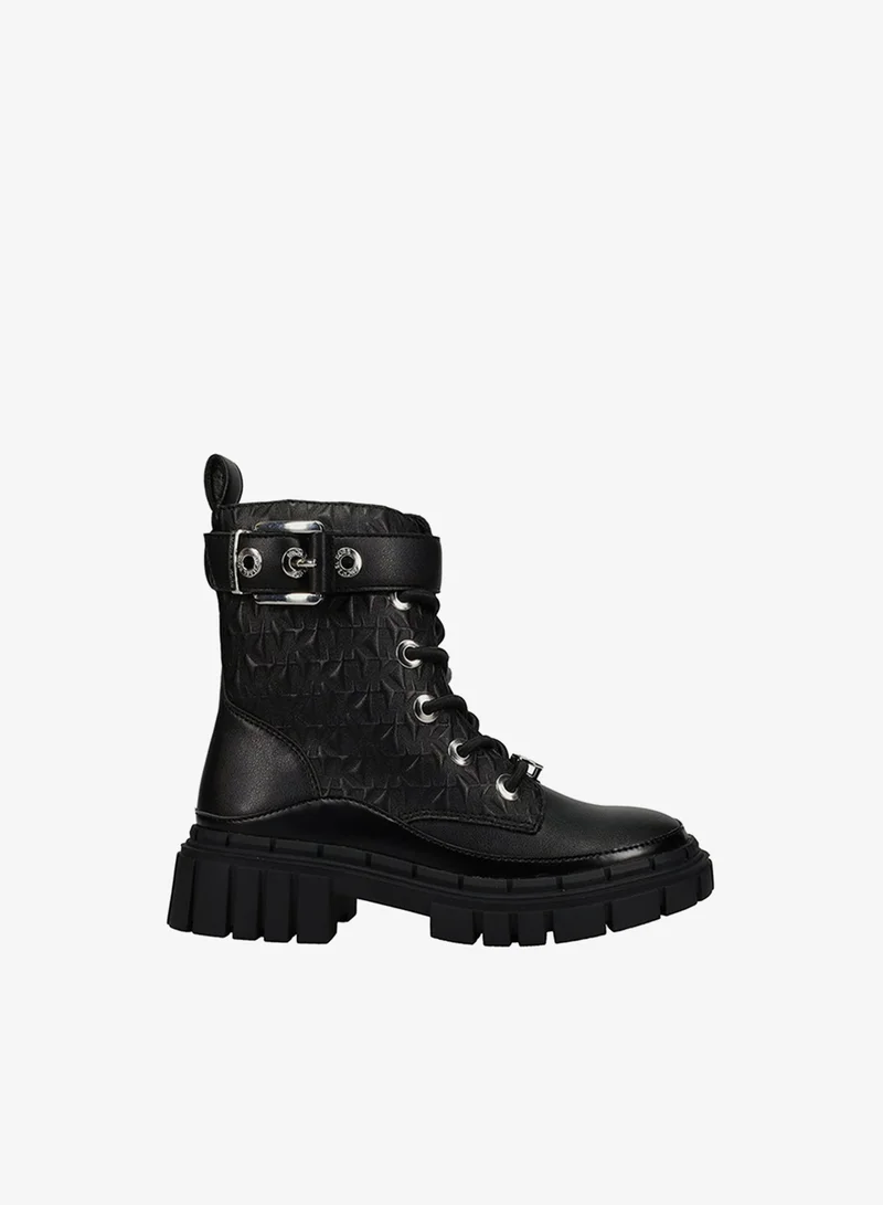 مايكل كورس BLAKE COLBY Monogram Chunky Boots