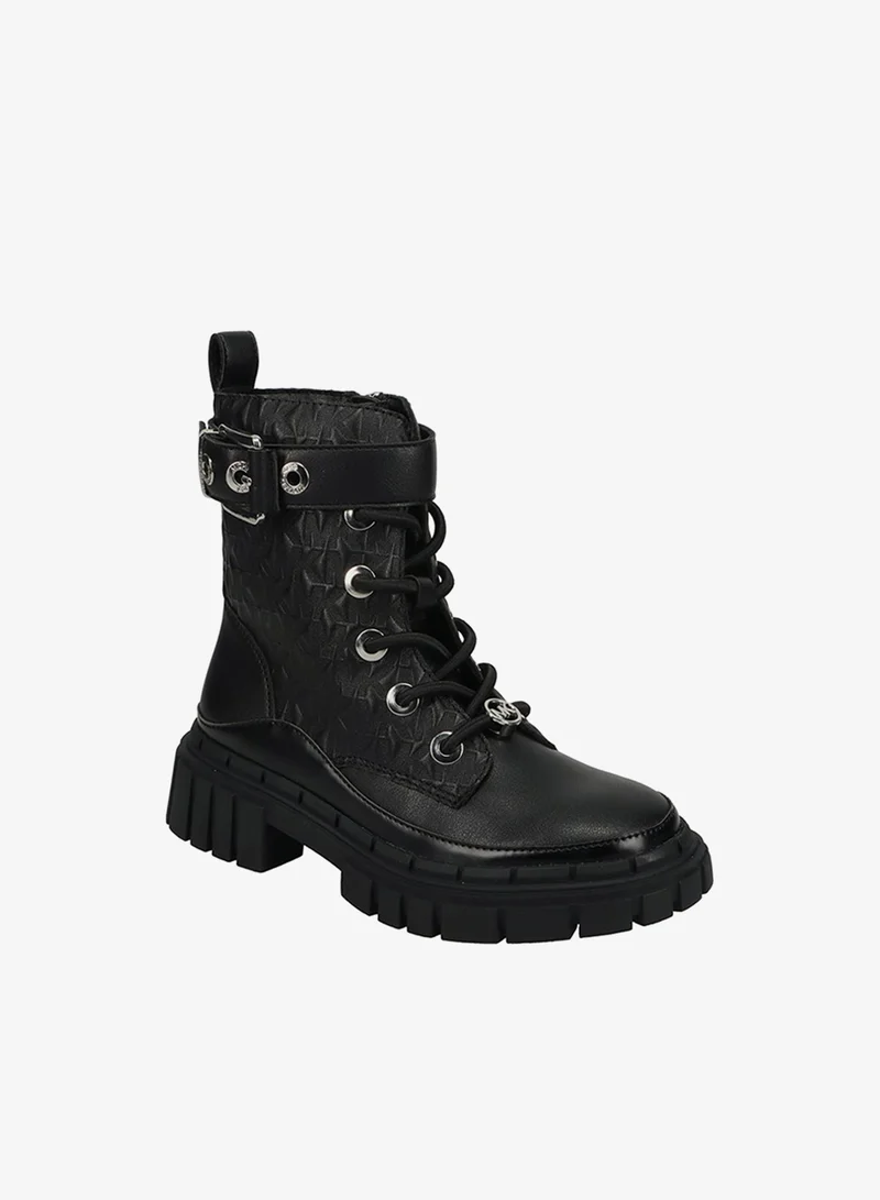 مايكل كورس BLAKE COLBY Monogram Chunky Boots