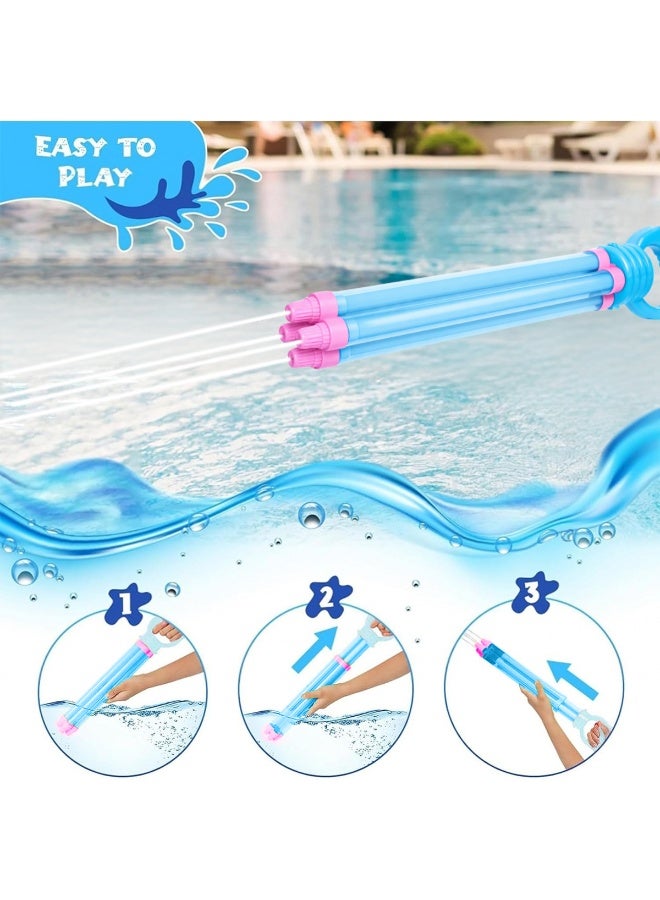 تابيت 2 قطعة مسدس مياه للأطفال ألعاب خارجية ألعاب سباحة صيفية مناسبة للأولاد والبنات ألعاب سباحة خارجية للبالغين مناسبة لساحة الشاطئ الخارجية - Image 2