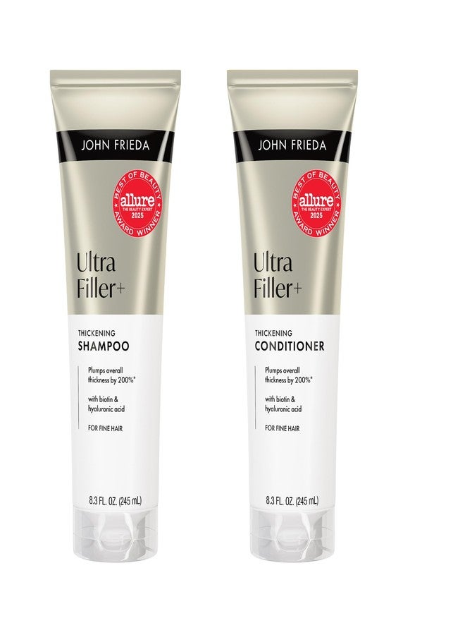 John Frieda ULTRAfiller+ Thickening Shampoo and Conditioner Set, Hair Thickening Conditioner and Shampoo for Fine Hair, 8.3 Fl Oz, Pack of 2 - Image 1