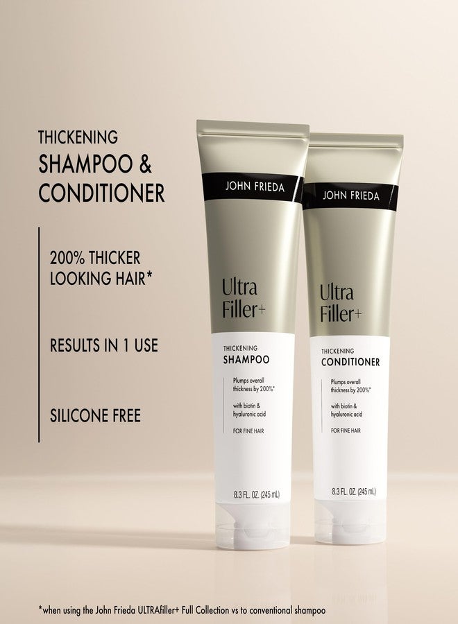 John Frieda ULTRAfiller+ Thickening Shampoo and Conditioner Set, Hair Thickening Conditioner and Shampoo for Fine Hair, 8.3 Fl Oz, Pack of 2 - Image 4