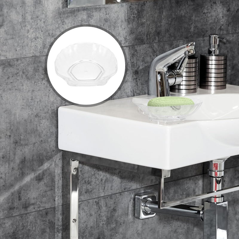 Acrylic Soap Dish with Self Draining Design for Bathroom and Hotel Use - Image 5
