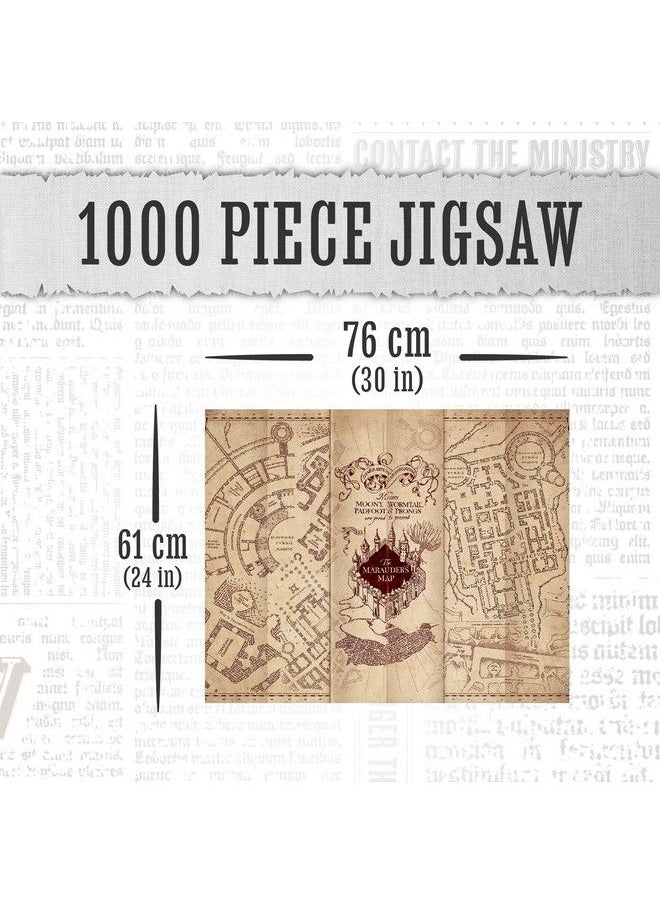 Paladone Harry Potter Marauder’S Map 1000 Piece Jigsaw Puzzle  - Image 3