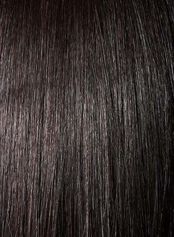 Outre Premium 100% Human Hair Weave PURPLE PACK YAKI 12" (1B) - Image 3
