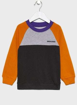 Kids Color Block Sweatshirt