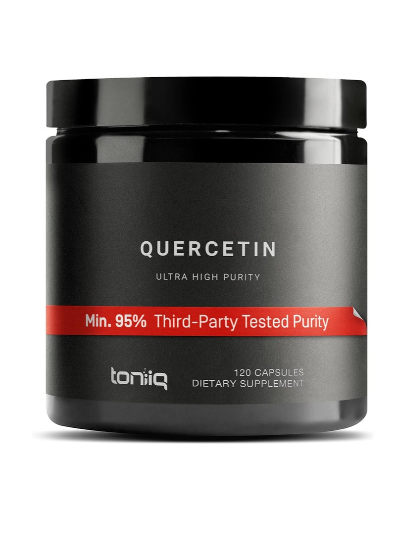 Toniiq Ultra High Purity Quercetin Capsules 120 Capsules 