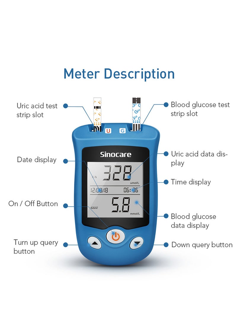 SINOCARE - Blood Glucometer Device - Image 1