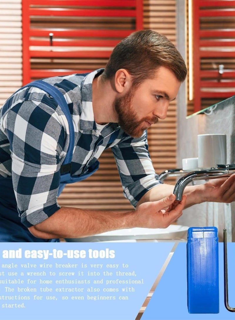GGOOT Broken Pipe Extractor, Internal Removal Tool for Valves, Stripped Faucet Screw Extractor, Heavy Duty Plumbing Supply, Necessary Hardware for Home Repair and Maintenance - Image 5