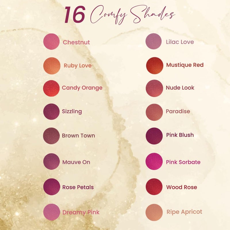 Coloressence Semi Matte Liquid Lipsticks from Gold Collection Long Stay Highly Pigmented Quick Dry Ripe Apricot8gm - Image 4