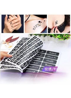 Semi-Permanent Tattoo Stencil Book Korean Style