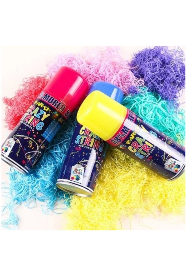 Party Multi-colored Filament Snow Sprayer 1 Piece - Image 1