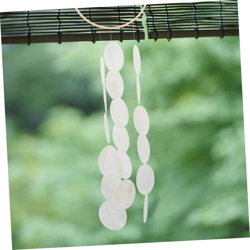 Chime Bell Pendant Shell Wind Bell for Balcony and Garden Decor Durable and Safe Hanging Ornament Symbolizing Love and Joy Easy to Apply - Image 3