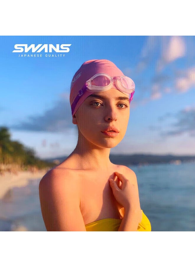 Speed Vision Suan Swimming Cap For Men And Women, Silicone Waterproof, Comfortable, Non-binding, Long Hair Protection, Ear Protection, Swimming Equipment, Sa18-4d, Extra Large, White - Image 2