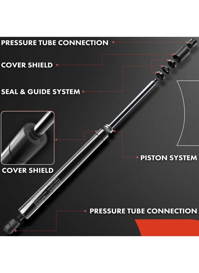 A-Premium A-Preimum Rear Window Glass Lift Supports Shock Struts Replacement For Jeep Wrangler Jk 2007-2010 2-Pieces Set  - Image 4