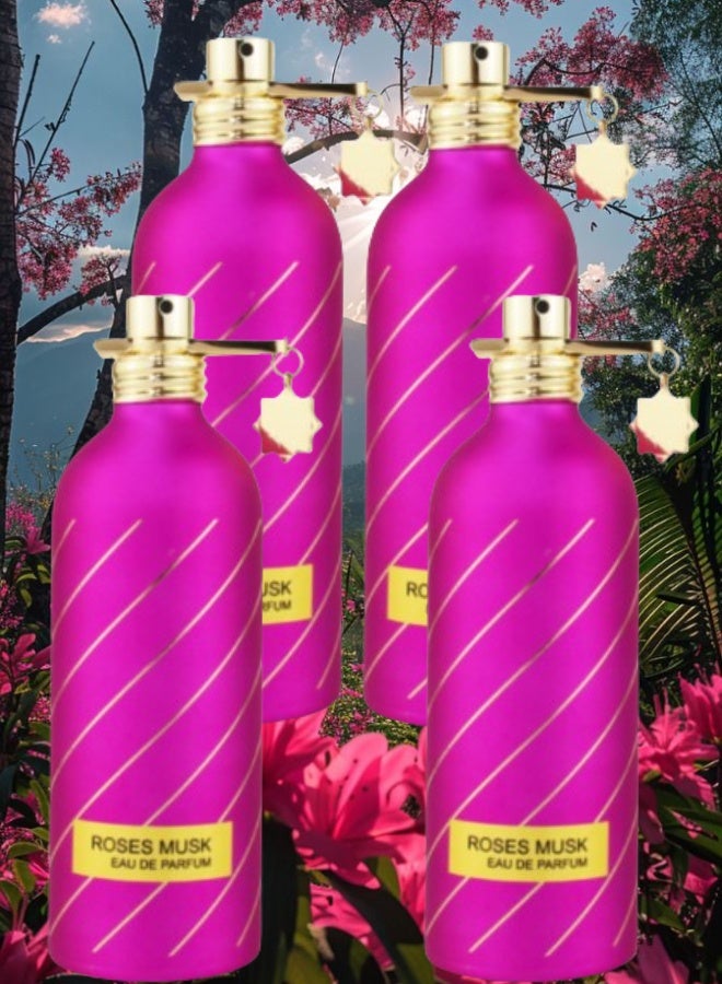 بيليزا 4 قطع عطر روزيز مسك 100مل - Image 1