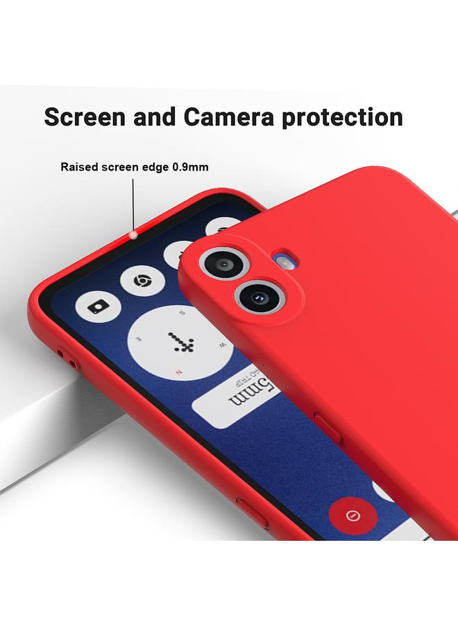 S-TOP Case For Nothing CMF Phone 1 Pure Color Liquid Silicone Shockproof Phone Case - Image 4