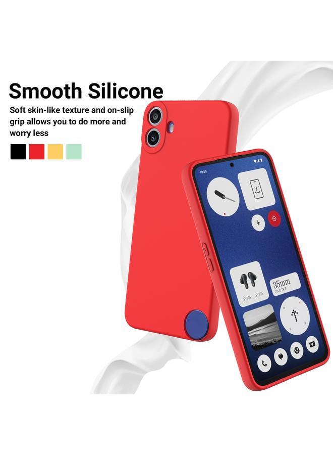 S-TOP Case For Nothing CMF Phone 1 Pure Color Liquid Silicone Shockproof Phone Case - Image 3