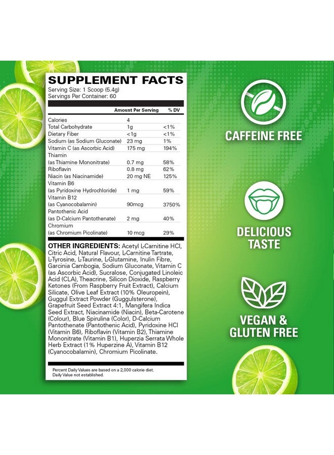 EHP Labs OxyShred Non Stimulant Pre Workout Powder - Stim Free Pre Workout, Caffeine Free Preworkout for Men & Women - Non Stim Preworkout - Sugar Free Energy Powder - Mojito, 60 Servings - Image 1