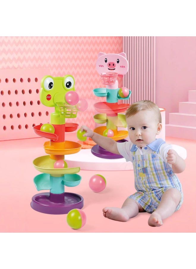 Basketball Tiered Reel Spinning Ball Tower Track Carousel Puzzle-Specifications:52035  - Image 3