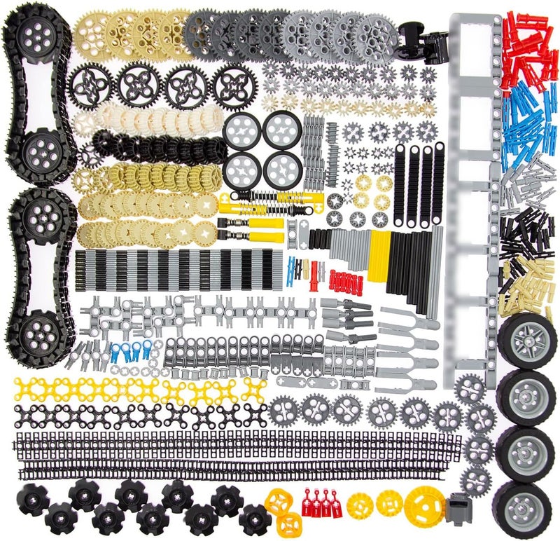 SEEMEY 844Pcs PinsGearsAxles Set Compatible with mainbrandsTechnicalParts Latest differentials Chain Link Connector Joints Tank Track CarWheelsTires ShockAbsorber Steering Shaft - Image 2