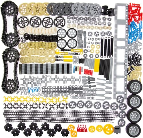SEEMEY 844Pcs PinsGearsAxles Set Compatible with mainbrandsTechnicalParts Latest differentials Chain Link Connector Joints Tank Track CarWheelsTires ShockAbsorber Steering Shaft - Image 1