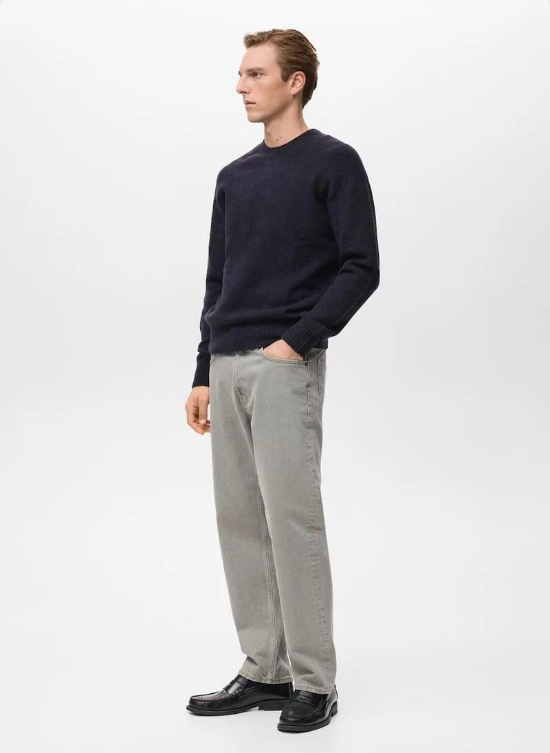 Mango Man  Knitted wool blend sweater for Men | Best Price UAE