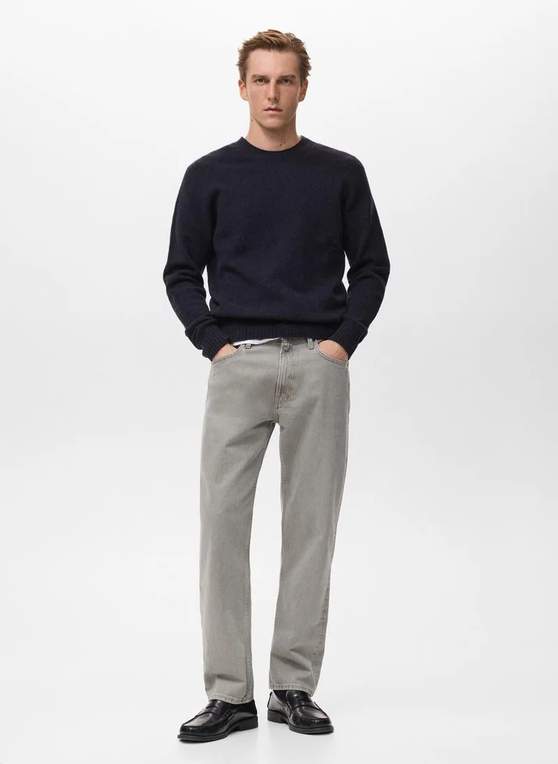 Mango Man  Knitted wool blend sweater for Men | Best Price UAE