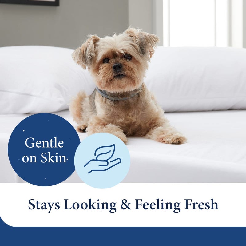 Cosy House Collection Luxury Zippered Mattress Encasement - Master Bedroom Essentials - 100% Waterproof - Rayon Derived from Bamboo - Ultimate Noiseless Comfort & Cooling (Cal King) - Image 4