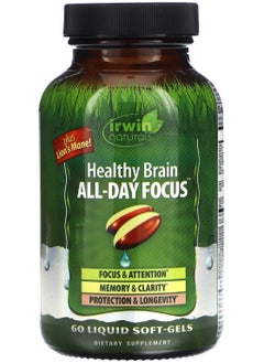 Healthy Brain, All-Day Focus, 60 Liquid Soft-Gels