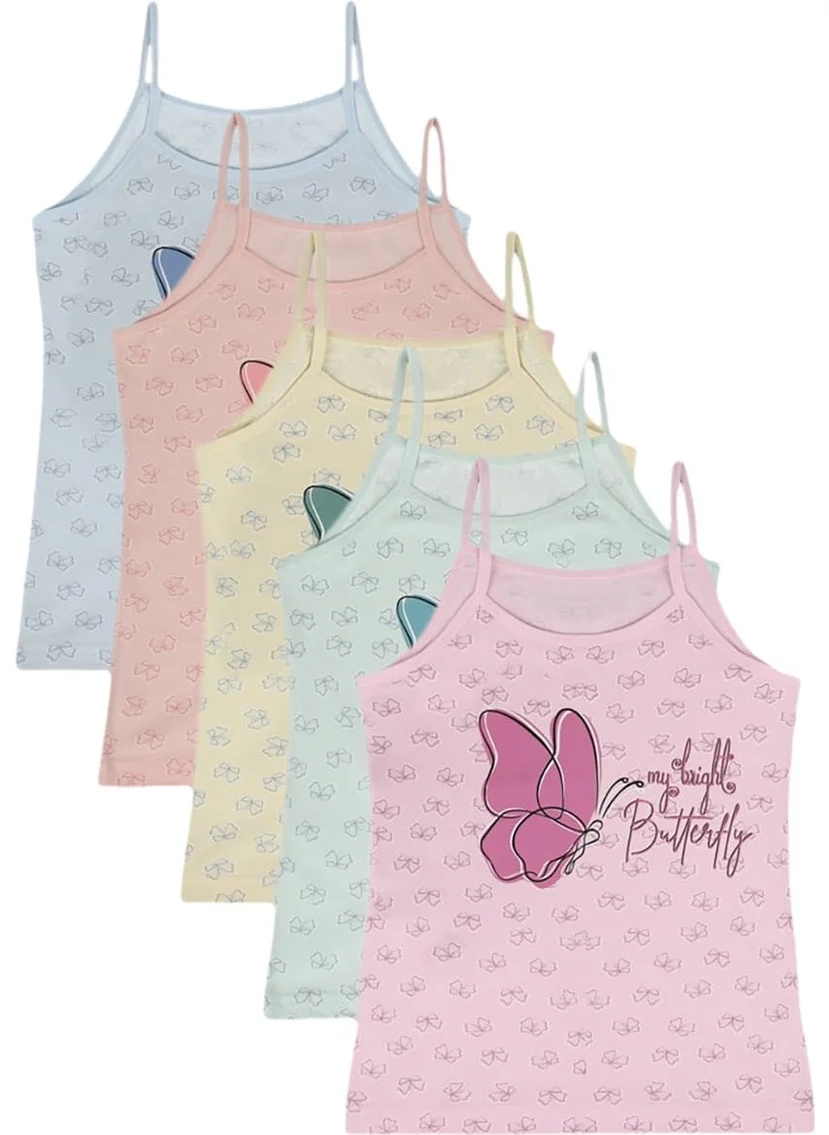 دونيلا 5-Pack Colorful Girls' Undershirt - 4312Y9