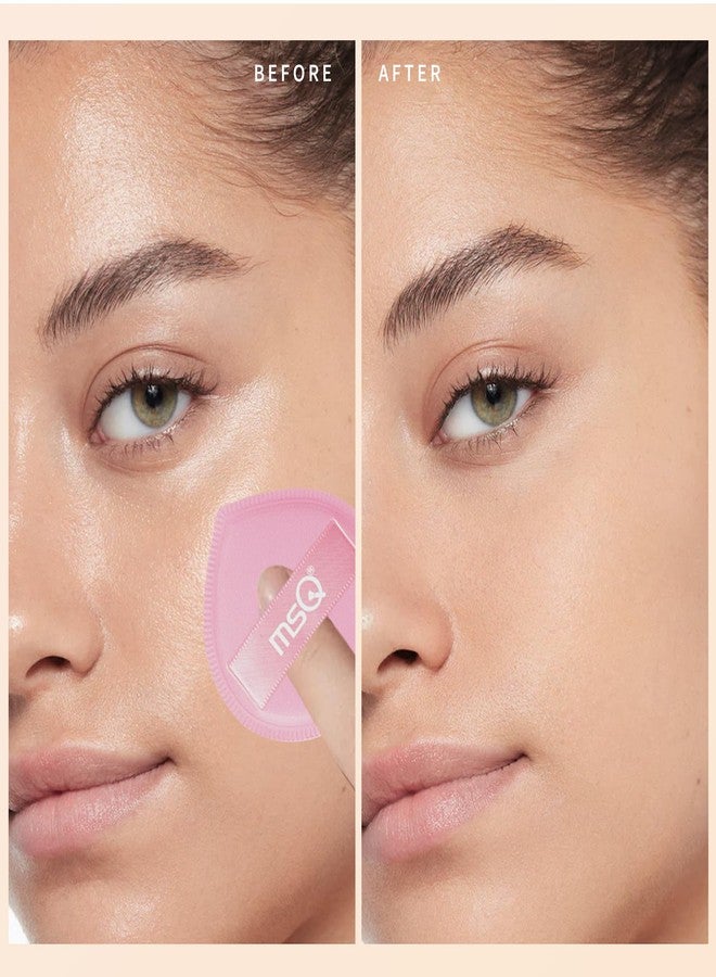 ام اس كيو مجموعة إسفنجات مكياج MSQ مكونة من 5 قطع لكريم الأساس، والكونسيلر، والبودرة، إسفنجات ناعمة مثلثة الشكل لمزج البودرة، إسفنجة مزج خالية من اللاتكس لتوزيع المكياج السائل والكريمي والبودرة بسلاسة ودون عيوب، 2.16 بوصة، وردي - Image 2